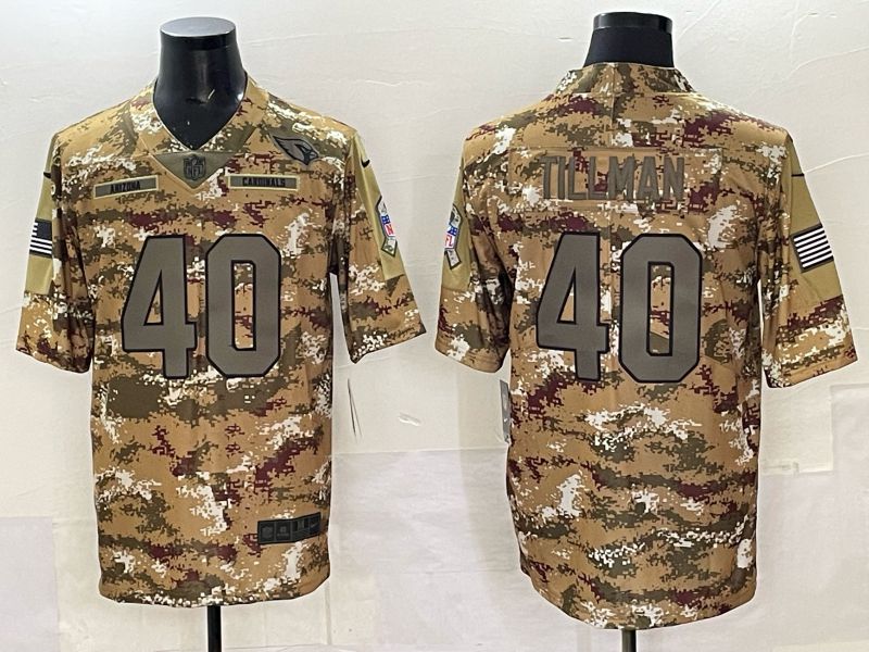 Men Arizona Cardinals #40 Tillman black 2025 Nike Limited NFL Jersey 02